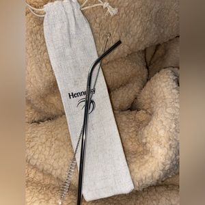 Hennessy Reusable metal straw